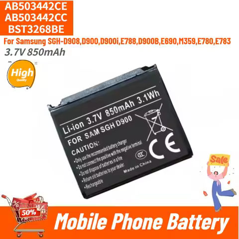 AB503442CE AB503442CC BST3268BE High Quality Battery 3.7V 850mAh for Samsung SGH-D908 E690 M359 E788