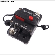 EUCALYTUSS Circuit Breaker, Recoverable Metal Circuit Breaker Switch, Practical Overcurrent Protecti