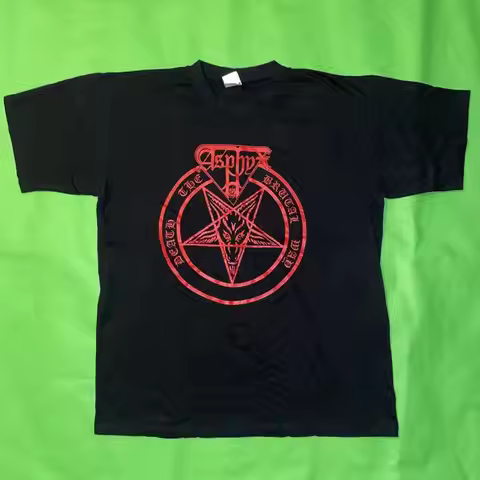 Vtg Asphyx Concert T Shirt XL Event Y2K Death Metal Band cannibal corpse tour