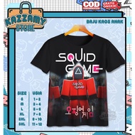 3D Anime Squid-Game 7 Unofficial Kids T-Shirt - 3D Game Kids T-Shirt 3D T-Shirt | Kazzamy