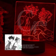 [3D Anime LED NIGHT LIGHT] Tokyo Revengers Chifuyu Matsuno x Kazutora Hanemiya ATKR9910 Night Light 