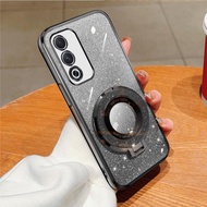 Soft Case Oppo A3 Pro 5G Glitter Magnetic Wireless Mobile Phone Holder