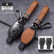 Alloy Style Car Key Case Cover Shell Fob For Mercedes Benz A B C E G Class C200 C300 E350 W205 E260L
