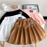 2Y-11Y kuromi pleated skort short mini tennis skirt with inner pants kids girls budak kanak perempuan skirts fashion