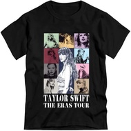 ขายร้อน เสื้อยืดเสื้อยืดผ้าฝ้าย Gildan Taylors Swiftie The Eras Tiras เสื้อทัวร์สินค้า Taylor Swift 