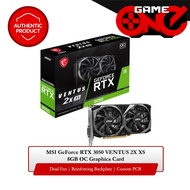 MSI GeForce RTX 3050 VENTUS 2X XS 8GB OC Graphics Card RTX 3050 GPU RTX 3050 8GB