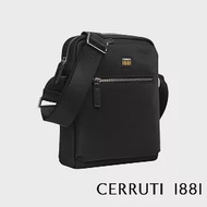 【Cerruti 1881】限量2折 義大利頂級側背包肩背包 全新專櫃展示品(黑色 CEBO06385N)