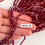 4MM CONE CZECH TAPER RAINBOW CZECH/ BICONE CRYSTAL/ DIAMOND CZECH/ CONE CZECH BEAD/ TAPER CZECH BEAD