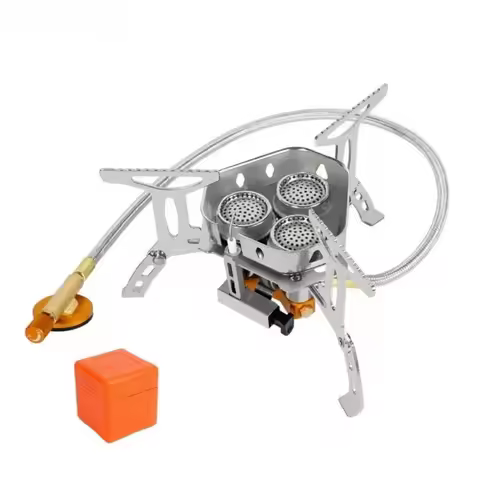 Outdoor Leisure Camping Gas Stove Stove Picnic Gas Stove Portable Folding Cassette Stove Mini Gas St