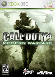 แผ่น XBOX 360 : Call of Duty 4 Modern Warfare  ใช้กับเครื่องที่แปลงระบบ JTAG/RGH