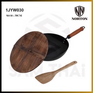 Iron Pan + Wooden Lid NORTON 32CM