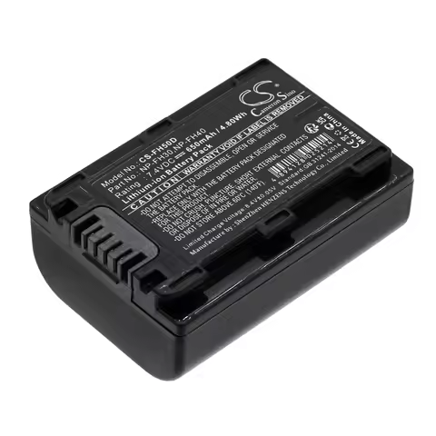 Li-ion Camera Battery for Sony, 7.4V, 650mAh, Compatible Models: CR-HC51E, DCR-30, HDR-HC9E, HDR-SR1