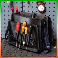 PU Leather Waist Tool Bag Belt Carpenter Nail Pouch Hardware Tool Kit Organizer Beg Paku Beg Paku Te
