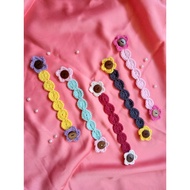 [PO] Flower End Knit Mask Connector | Mask Connector