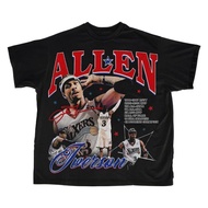 "Allen Iverson" T-Shirt | Black Black Black | T-shirt | Vintage Vintage | Top