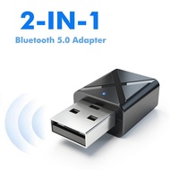 Bluetooth 5.0 Transmitter Receiver Mini Stereo Bluetooth AUX RCA USB 3.5mm Jack For TV PC Car Kit Wireless Audio Adapter