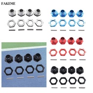 [SharprepublicefMY] 4 Pieces RC Hex Wheel Hubs RC Hex RC Car Accs Replacement DIY M17 Extended Model