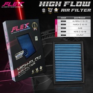 กรอง Flex ลิมิเตด เพอฟอร์แมนซ์ กรองอากาศรถเบนซิน ALMERA MARCH JAZZ GD GE GK CITY CIVIC FD FC FK VIOS