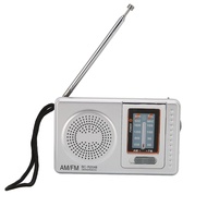 Portable Radio DSP Chip AM FM Transistor Radio with Built in Speaker for Home Travel Entertainment W