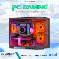 PC RAKITAN CPU ONLY INTEL CORE i5 12400F | RAM 2x16 32gb | Ssd 1 TB | Vga RTX 4060 8GB Zotac White K