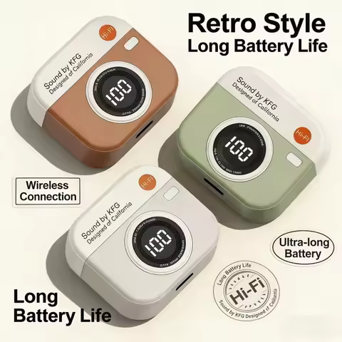 Q86 5.3BluetoothWireless Headphones Power 24hours Endurance LED Digital Display HiFi Gaming Headsets