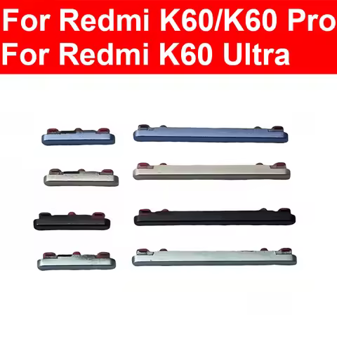Power Volume Button For Xiaomi Redmi K60 K60 Pro K60 Ultra K60E On OFF Power Volume Up Down Side Key