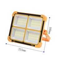 สปอตไลท์พกพาโซล่าเซลล์ ไฟฉุกเฉินโซล่าเซลล์ LED Emergency Light ไฟฉุกเฉินในบ้านกันน้ำ ไฟฉายไฟฉายชาร์จไฟไฟพกพาอเนกประสงsolar floodlight สว่างมาก