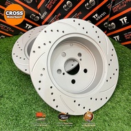 ORIGINAL TF SLOTTED & DRILLED DISC ROTOR (REAR) TOYOTA WISH ZNE10G ZGE20