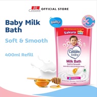 cussons baby milk bath soft & smooth 400 ml