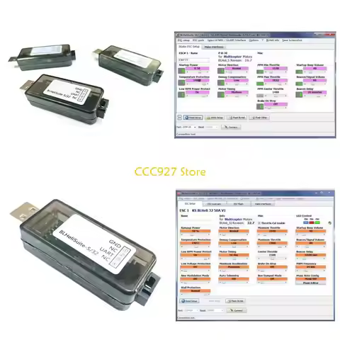 B03F Brushless ESC Blheli Parameters Setters BL-S/32 USB Linker Programmer Speed Controlled Programm
