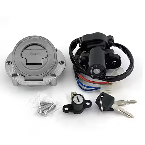 Fuel Gas Cap Lock Ignition Switch Seat Lock W/ Key For Yamaha YZF R6 R1 99-03 MT 03 06-12 XJ6 FJ09 F