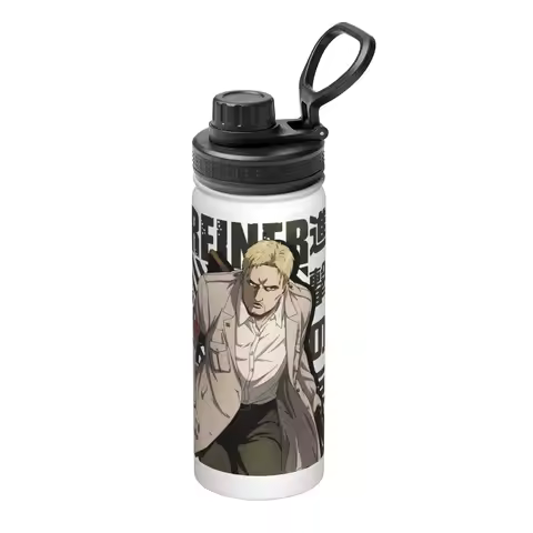 Attack on Titan 18OZ Sports Insulated Kettle Anime Coffee Cups Vacuum Flask Double Wall Mugs Hot Col
