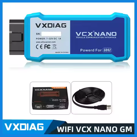 [WIFI Version] VXDIAG VCX NANO Diagnostic Tool for GM / OPEL Car OBD2 Scanner J2534 Programming