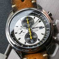 2021 Seiko นาฬิกากลไกอัตโนมัตินาฬิกาโครโนกราฟสามหน้าปัดหกมือนาฬิกาควอตซ์ Seiko สายหนัง Seiko Men's Luxury Mechanical นาฬิกา สีน้ำตาล One