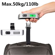 MAXIMUM 50kg Alat Timbang Beg Portable Luggage Scale Travel Luggage Scale Electronic Luggage Scale A