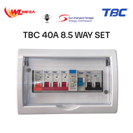 TBC 40A / 63A Full Set DB Box with MCB ELCB Main Switch Consumer use