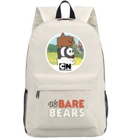 Lovely We bare bears Grizzly Panda Ice Bear backpack
