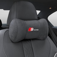 Car Seat Headrest Memory Cotton Cervical Spine Protection Pillow For Audi Sline A3 A1 A4 B8 B7 A6 C7
