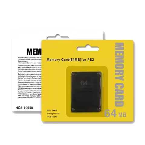 Game Console Accessories Game Console Memory Card 2 in 1 Stable Memory Card for PS2 Console Game Mem