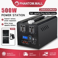 Power Station 500W Portable Power Station 220V Emergency Backup Power Pack For Camping solar generat