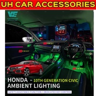 (VE) HONDA CIVIC FC 2016-2021 OEM LED INTERIOR AMBIENT LIGHT LAMP LED LIGHTS PLUG AND PLAY