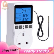 Thermostat Plug Socket, Digital Temperature Controller Timer Outlet, Timer Switch Plug with Sensor P