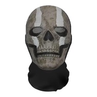 Realistic Face Mask Mesh Skull Balaclava Hat Headdress Role Play Fun Novelty Props Mask Costume F4v0