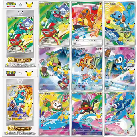 New Pokemon 30th Anniversary Vol.2 pokemon 30th vol.2 Card First Partner Vol.2 PTCG TCG Pokemon Card
