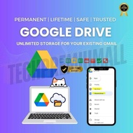 Lifetime Permanent Google Drive Unlimited Storage for Existing Account (Lifetime Access)