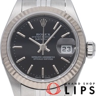 นาฬิกา Rolex Datejust Ladies 79174(Y) K18WG/SS สำหรับสุภาพสตรี สีดำ ขัดเงา รุ่นปี 2002 สภาพดีเยี่ยม 