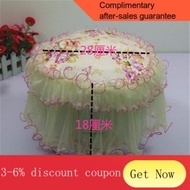 YQ43 Fabric Rice Cooker Cover Rice Cooker Cover Multi-Purpose Cover Towel Lace Korean Style Dust Cover Pink Universal Co