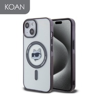 เคสมือถือ KARL Choupette Head Mag Case for iP 15/15 Pro - Transparent