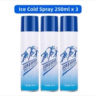 Sport Recovery Spray Ice Cold Muscle Spray Pain Relief Injury Cooling Pad Temperature Reduction Knee