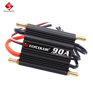 Sharprepublic 1pc 90A Waterproof Brushless ESC and SBEC for Racing Boat Speed Control